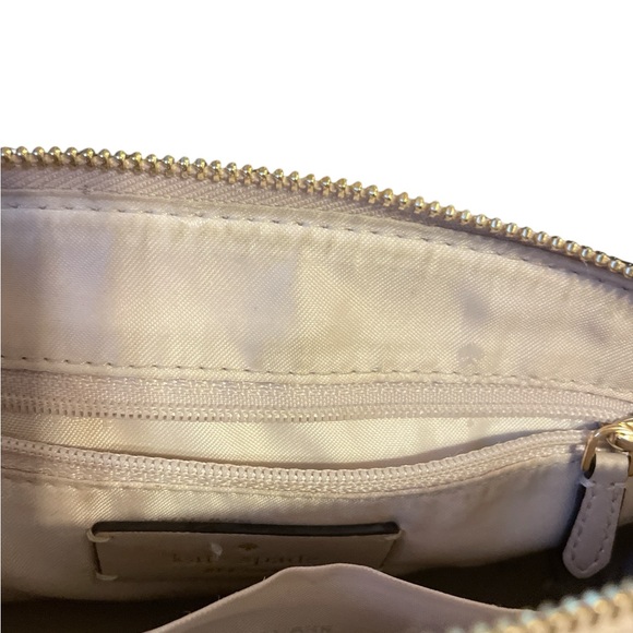 Kate Spade Tinsel Dome Crossbody Purse Rose Gold Glitter & Necklace - Picture 10 of 15